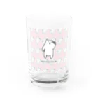 ぺちぺち工房 Pechi Pechi Atelierのしろくまがいっぱい Water Glass :front