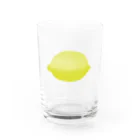 十分に広い店のレモン Water Glass :front