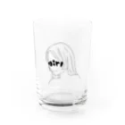 ミドリ ハナ@maro_coの girl Water Glass :front