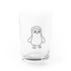 おもち屋さんのふくろうのもぐたろう Water Glass :front