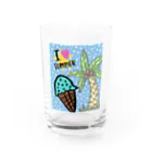 ごった煮商店のラブサマーチョコミントを添えて Water Glass :front