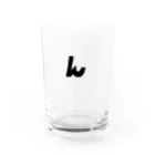 なんか編集社の誰のイニシャルでもない Water Glass :front