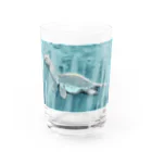 華氏-20°の猫耳恐竜 Water Glass :front