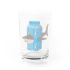 さかたようこ / サメ画家のサメ ミルク Water Glass :front