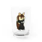 ぺちぺち工房 Pechi Pechi Atelierのクロハラハムスター Water Glass :front