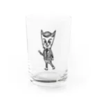 tottoのおじさまネコ(リーマン) Water Glass :front