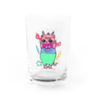 tottoのDokiっとキャット(ピンク) Water Glass :front