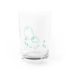 UWABA-MEのメッセージ Water Glass :front