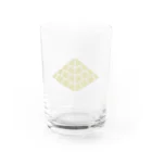 十分に広い店のピラミッド Water Glass :front