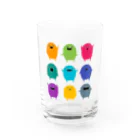 liliumのカラフルモンスター Water Glass :front