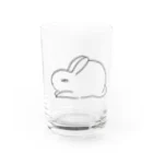 しもじょーのさいきん、うさぎがかわいい。（文字なし） Water Glass :front