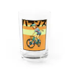 nidan-illustrationのバランス (inked fixie girl) Water Glass :front