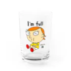 charlolのI'm full charlie Water Glass :front