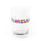 meiroのカラフルな七対子 Water Glass :front