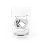 kimushizuu_のおばけのレイニー Water Glass :front