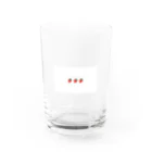 mero46のいちご Water Glass :front