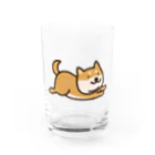 semioticaのいま行く柴犬（ワンポイント） Water Glass :front