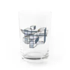 こけしボックスのそこにあるイワシ Water Glass :front