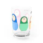 フトンナメクジのナメリョーシカ - NAMEрёшка  Water Glass :front