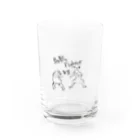 めぇめぇ羊の鳥獣Fighter Water Glass :front