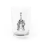 mikepunchの酒飲み猫 Water Glass :front