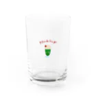 オイカワのショップのクリームソーダ  Water Glass :front