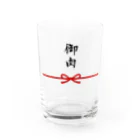 すとろべりーガムFactoryの御肉 (お祝い袋のようなもの) Water Glass :front