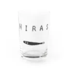 NIKORASU GOのグルメTシャツ「しらす」 Water Glass :front