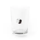 ブラックitemの陰陽兎 Water Glass :front