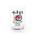 やまももショップ（２号店）のやまももさんロゴ Water Glass :front