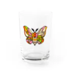 Full of vitality　(フル　オブ　バイタリティ)のBeautiful　moth　(綺麗な蛾)　Full of vitality　(フル　オブ　バイタリティ) Water Glass :front