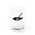 てんしんくんのねむるペンギンくん Water Glass :front