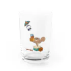 SUZURI×ヤマーフのバランス Water Glass :front