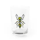 Full of vitality　(フル　オブ　バイタリティ)のant☆(あり)カラーバージョン　Full of vitality　(フル　オブ　バイタリティ) Water Glass :front