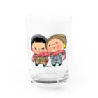 Yukiの黄色いヤツの冬の帰り道 Water Glass :front