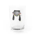 らくがき屋のぶらーん子猫 Water Glass :front