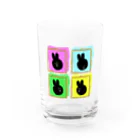 Mouse HouseのBLACK RABBIT Water Glass :front