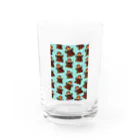 316(MIHIRO)のミシニちゃん 大集合 Water Glass :front