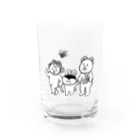 ドラキュラのうさぎのなかよし Water Glass :front