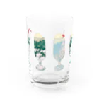 ときわ いとの春と夏のクリームソーダ Water Glass :front