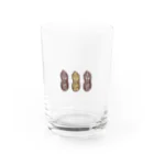 GaJuの3つのピーナッツ Water Glass :front