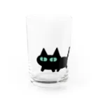 ぷっちのくろねこレグのおさんぽ Water Glass :front