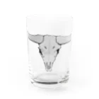 90sunのバッファロースカル Water Glass :front