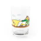 オグチヨーコの大きな大きなオカメ Water Glass :front