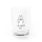 横山キムチのネギとねこ Water Glass :front