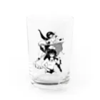 ほしまろずの「しゃれこうべ」３ショット Water Glass :front