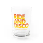 WASHINGTON CLUB SNOWBOARDINGのRIDE AND DISCO(red) グラス前面