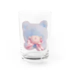 あきのりのあおいくまちゃん Water Glass :front