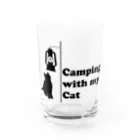 HesseのCamping with my Cat 2 Water Glass :front