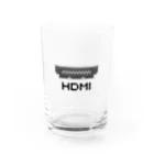 ささののお店のHDMI 黒 Water Glass :front